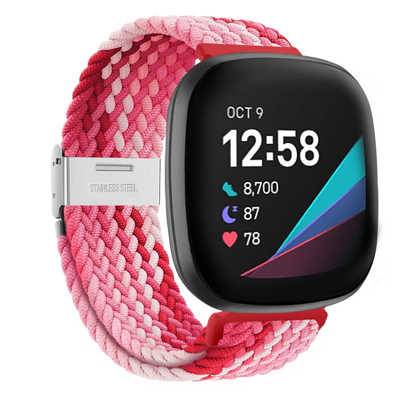 Braided Nylon Strap for Fitbit Versa 4