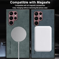 Luxury Magnetic Leather Case for Samsung Galaxy S24 Series