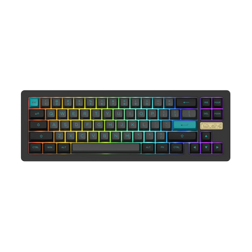 Akko ACR Pro 68 Black & Cyan Wired Mechanical Keyboard with RGB