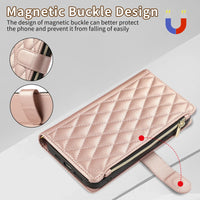 Crossbody Zipper Wallet Leather Case for iPhone 14 Series