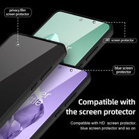 Magnetic Transparent Matte Hard PC Shockproof Semitransparent Back Case for OnePlus 12