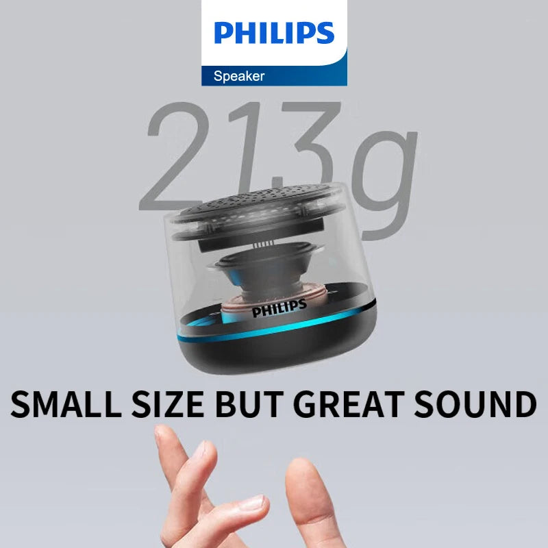 Philips TAS1009 Mini Bluetooth Speaker – Compact & Powerful Sound