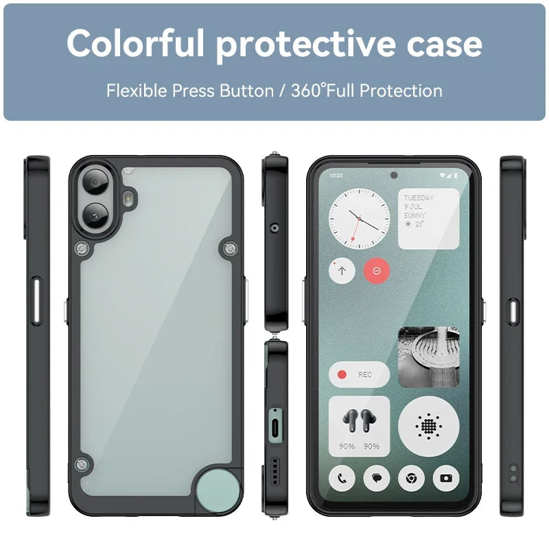 Colorful Rugged Shield Shockproof Case for Nothing CMF Phone 1 – Bold Protection for Every Adventure