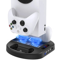 Xbox Series S Vertical Charging Stand with Cooling Fan