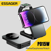 Essager 3-in-1 Magnetic 15W Wireless Charger Stand