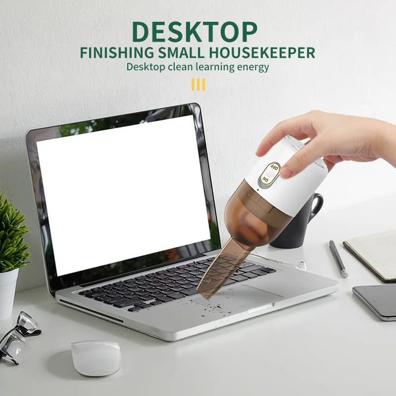 Mini USB Vacuum Cleaner: Portable Computer Keyboard and Laptop Shell Dust Brush