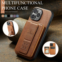 RFID Blocking Wallet Case with Card Holder for iPhone 16 Series