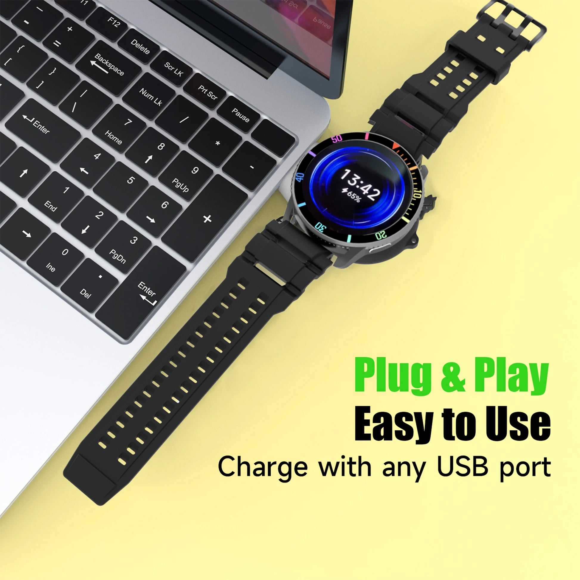 MOSHOU Wireless Charger Portable Magnetic USB Charger for Xiaomi Watch S3