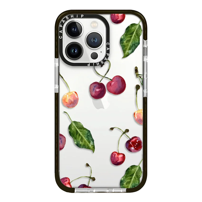 Full Screen Summer Fruit Party Soft TPU Shockproof Back Case for iPhone 15 Series