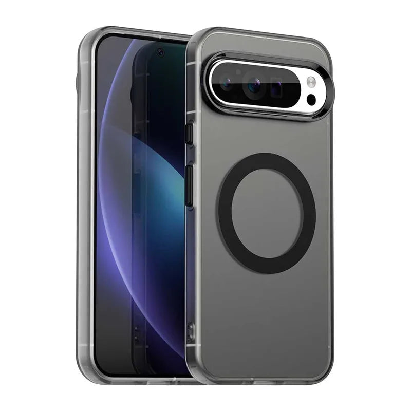 Magnetic Matte Protective Bumper Case for Google Pixel 9 Series