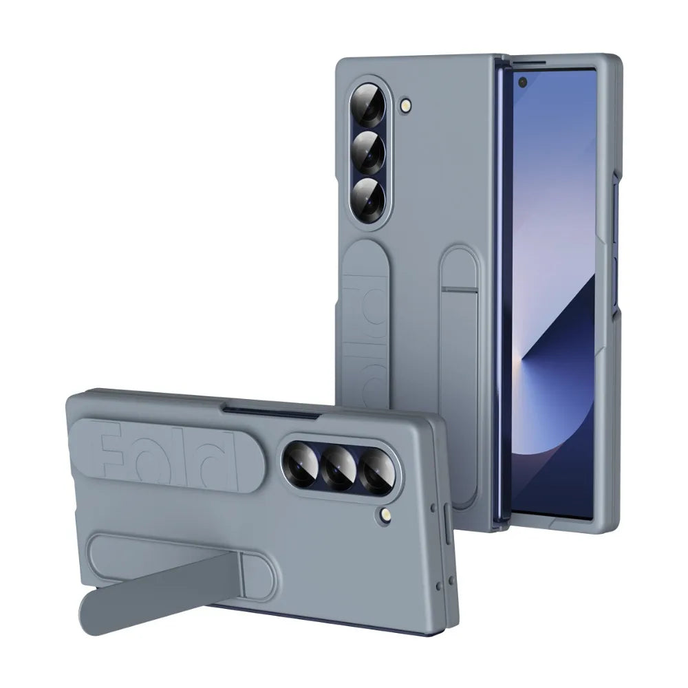 Wrist Strap Phone Case with Kickstand for Samsung Galaxy Z Fold 6