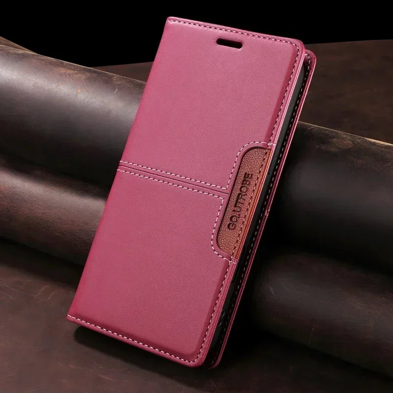 Luxury Business Leather Wallet Phone Case for Google Pixel 9 Series