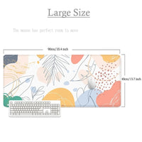 Abstract Flower Design Gamer Mouse Pad