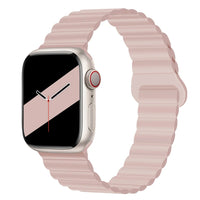 Lightweight Silicone Band with Magnetic Buckle for Apple Watch