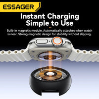 Essager Magnetic Wireless Charger for Apple Watch – Seamless Charging Anywhere