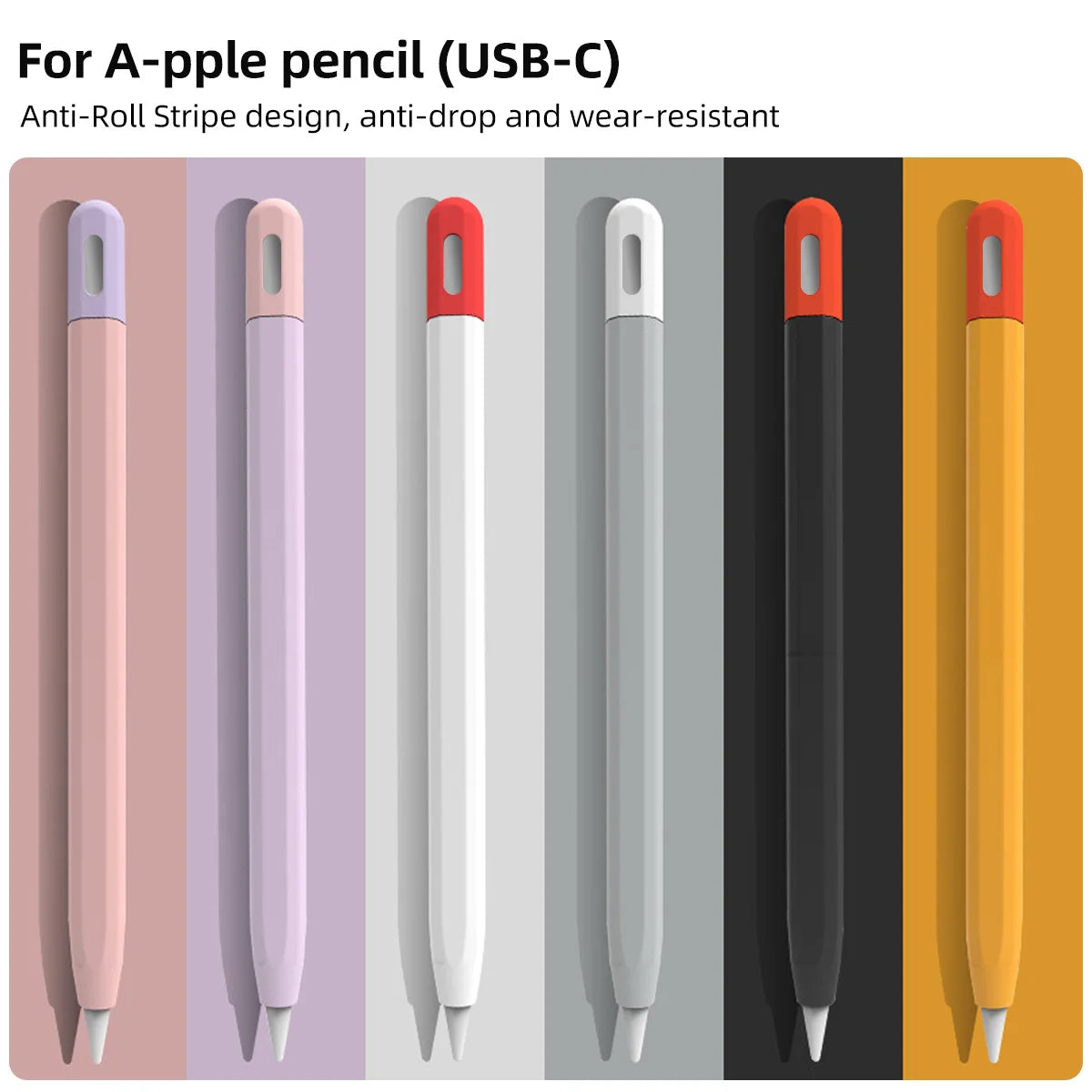 Colorful Liquid Silicone Stylus Pencil Case for Apple Pencil Pro