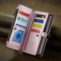 Multifunctional Wallet Leather Case with Card Slots for Samsung Galaxy S24 Series