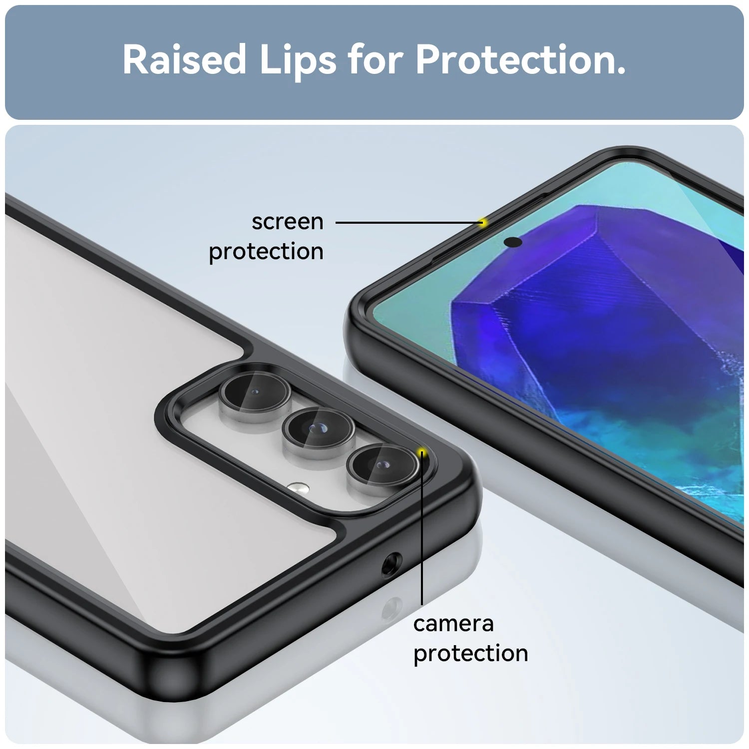 Rugged Shield Phone Case for Samsung Galaxy A55