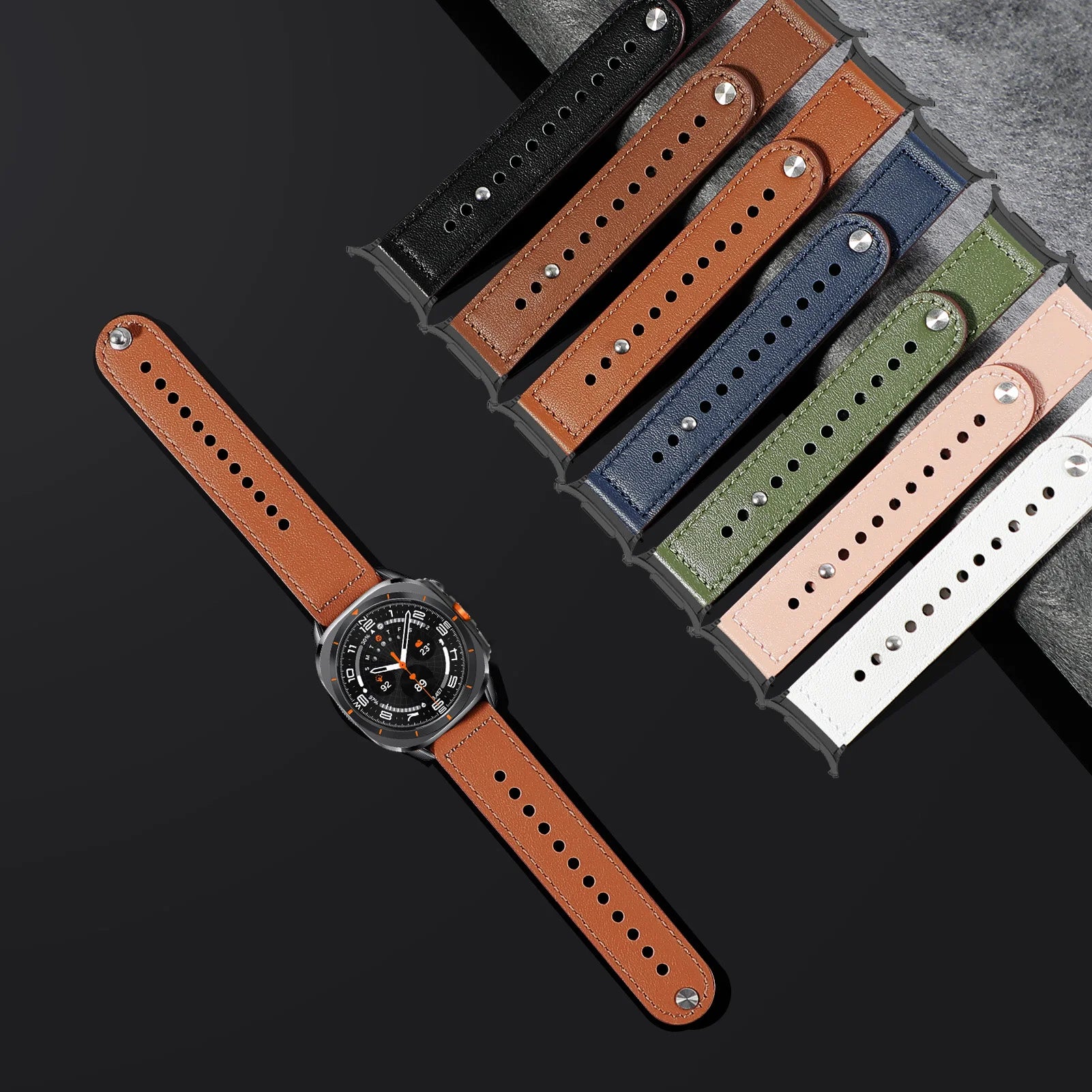 Leather Loop Strap for Samsung Galaxy Watch Ultra