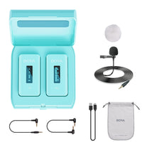 BY-XM6 Color Series Wireless Lavalier Lapel Microphone Kit with Charging Case