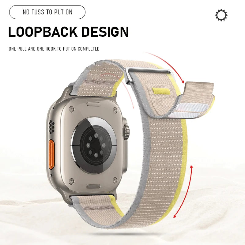 Adjustable Nylon Band for Apple Watch