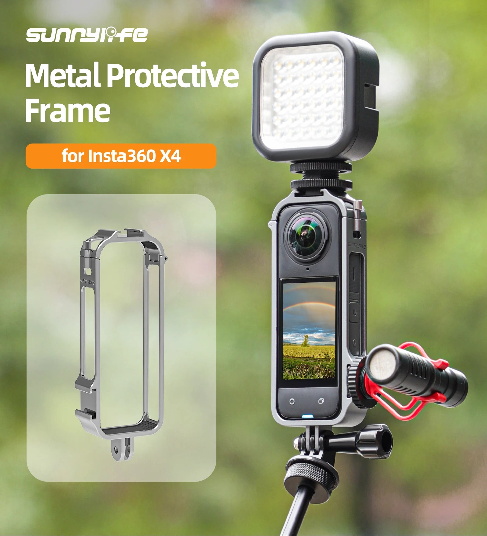 Metal Protective Frame for Insta360 X4