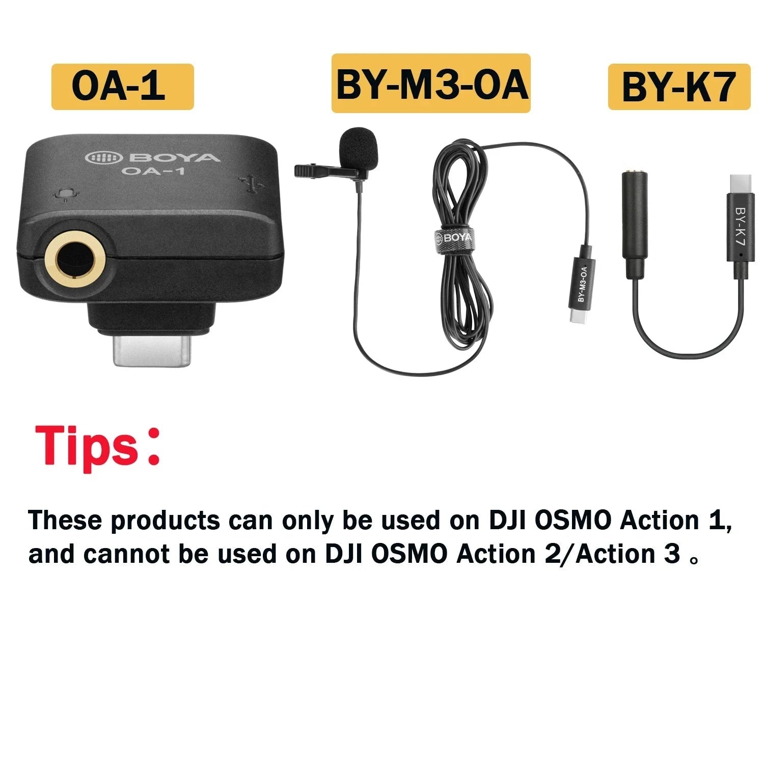 BOYA OA-1 Mini Audio Adapter with 3.5mm TRS Microphone Port & Type-C Charging Port