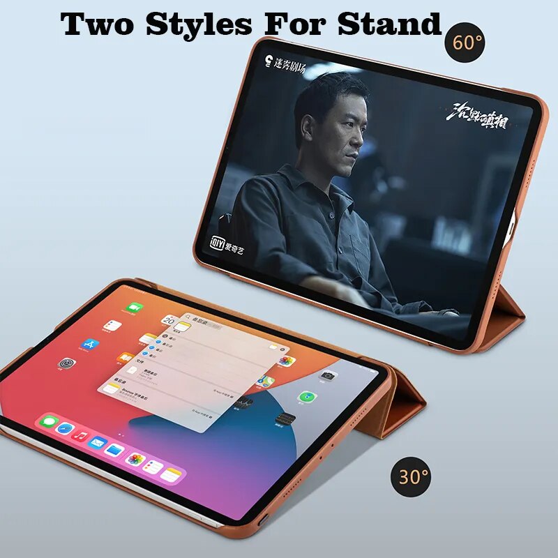 High-Quality Luxury Leather Flip Cover for Apple iPad