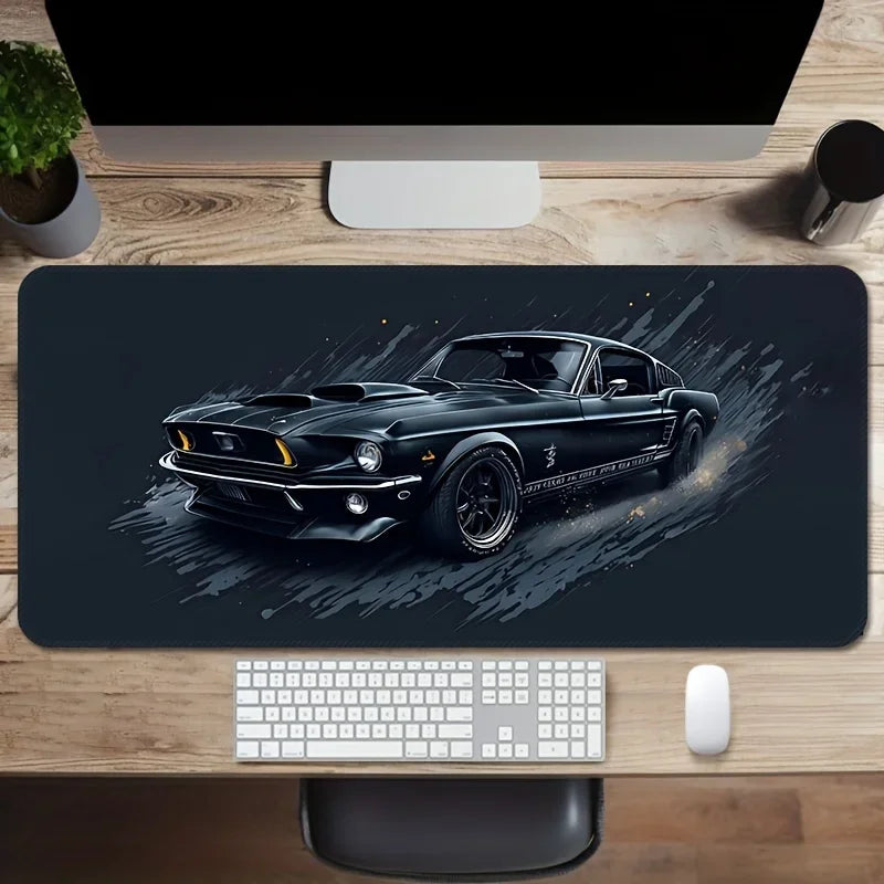 Cool Sports Car Print Large Mouse Pad