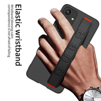 Ultra-thin Hard Shell Case with Wrist Strap & Kickstand for Samsung Galaxy S24 Ultra