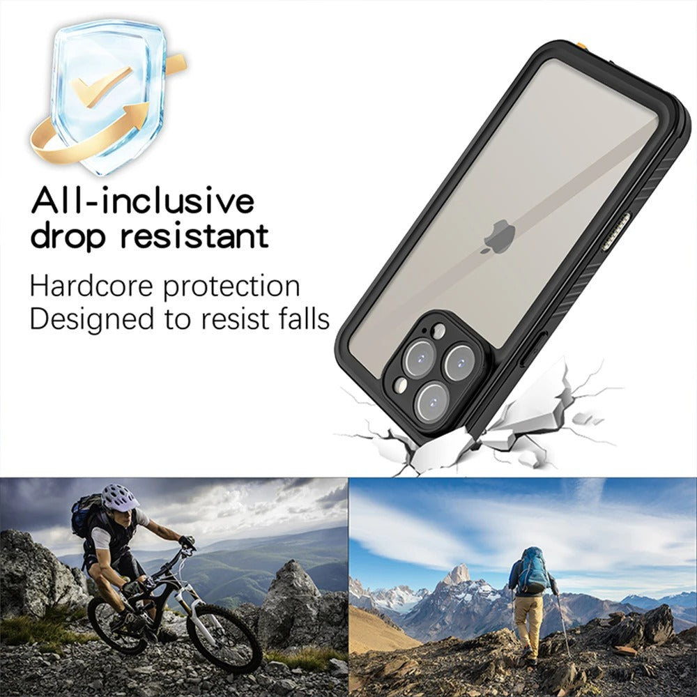 12FT Shockproof and IP68 Waterproof Case for iPhone 16 Series