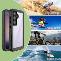 360° Fully Sealed Waterproof Phone Case with Lens Camera Protection for Samsung Galaxy S24 Series