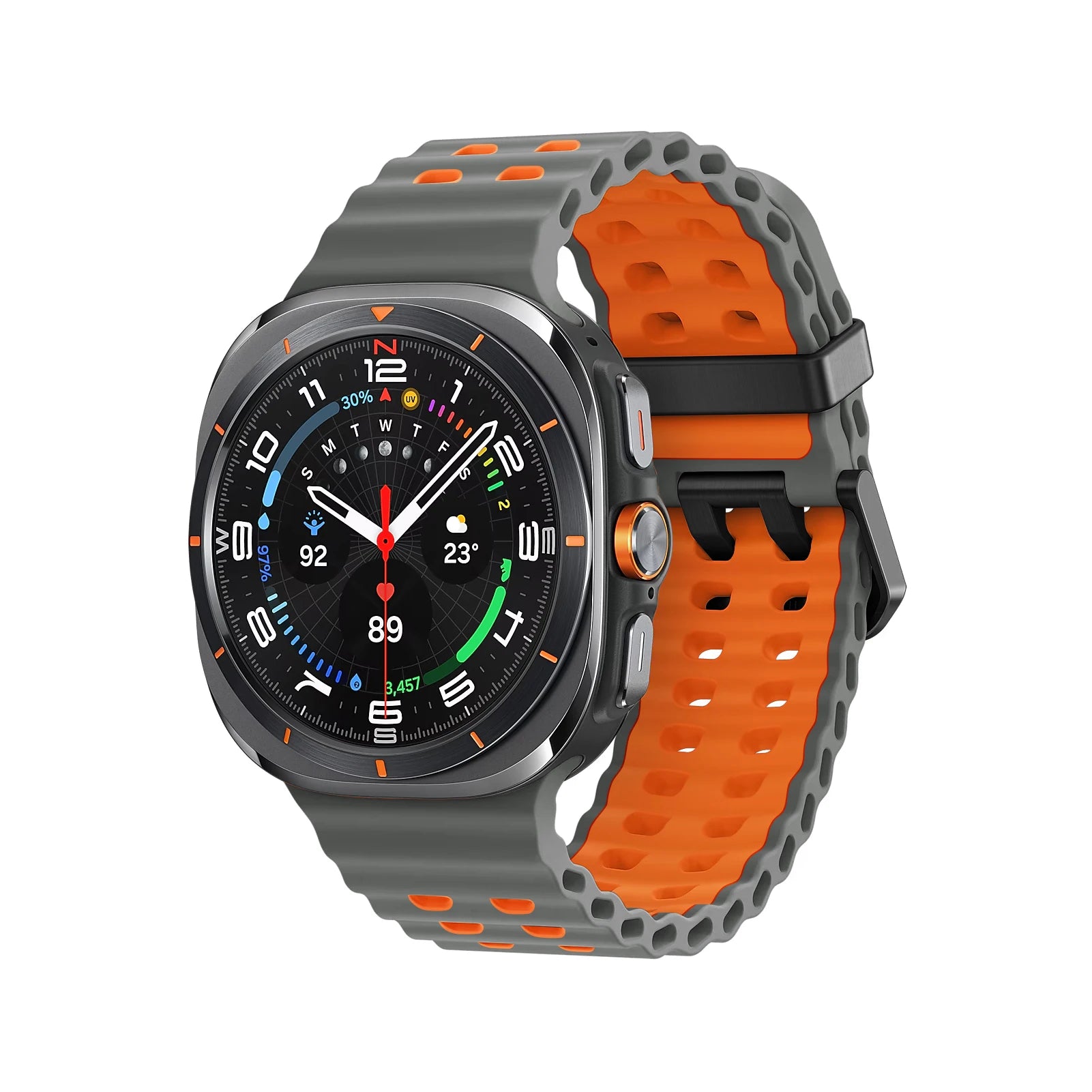 Two-Color Marine Silicone Band for Samsung Galaxy Watch Ultra