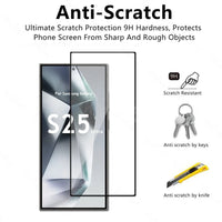 Samsung Galaxy S25 Ultra Tempered Glass Screen Protector & Camera Film