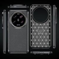 Luxury Silicone Rubber TPU Shockproof Phone Case for Xiaomi 14 Ultra