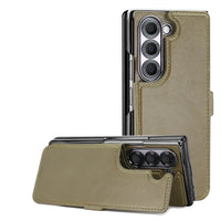 Retro Leather Detachable Wallet Case for Samsung Galaxy Z Fold 5