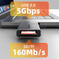 CABLETIME 3-in-1 USB 3.0 Card Reader