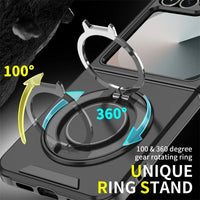 Magnetic Heavy Duty Armor Case with Ring Holder for Samsung Galaxy Z Flip 6