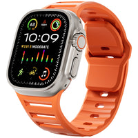 Premium Breathable Silicone Sport Strap for Apple Watch