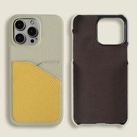 Genuine Leather Case with Card Slots iPhone 15 Series