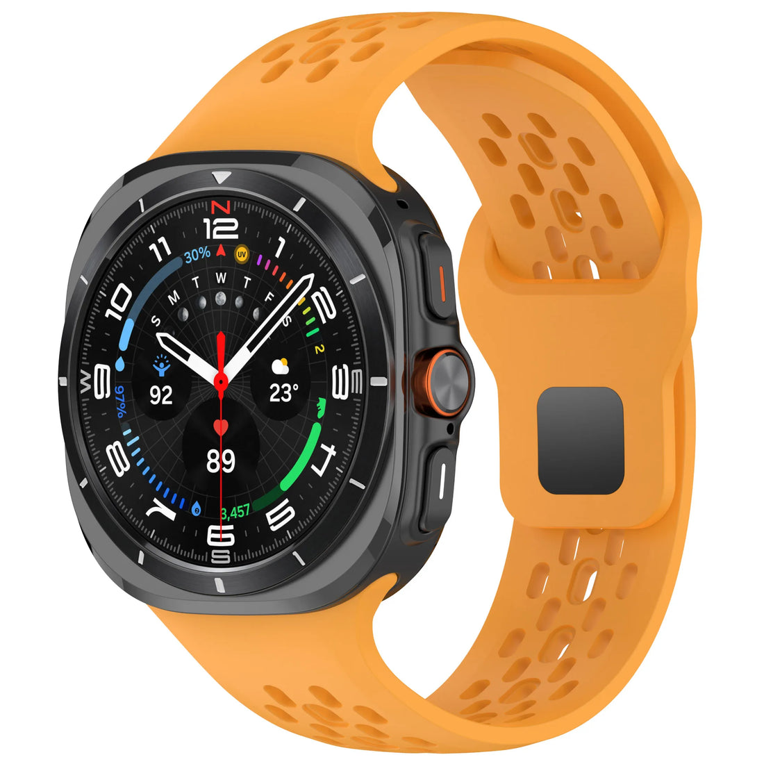 Silicone Running Bracelet Watchband for Samsung Galaxy Watch Ultra