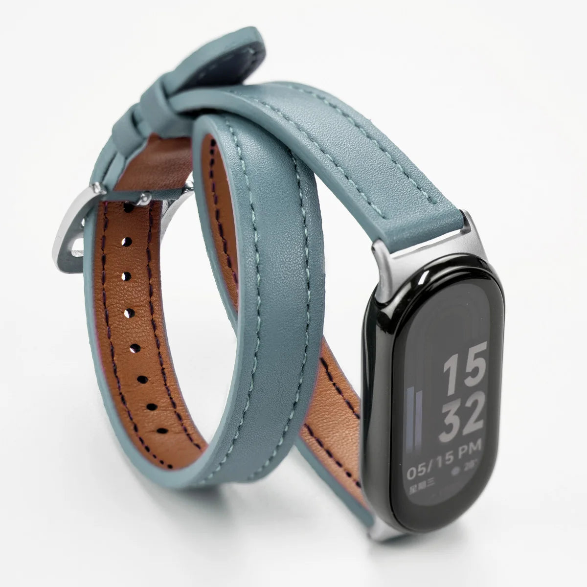 Leather Band for Xiaomi Mi Band 8