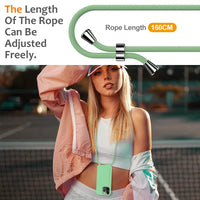 iPhone 15 Series Crossbody Lanyard Rope Soft TPU Liquid Silicone Case with Microfiber Lining & Card Slot