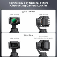 K&F Concept Sports Camera Filters for DJI Osmo Pocket 3