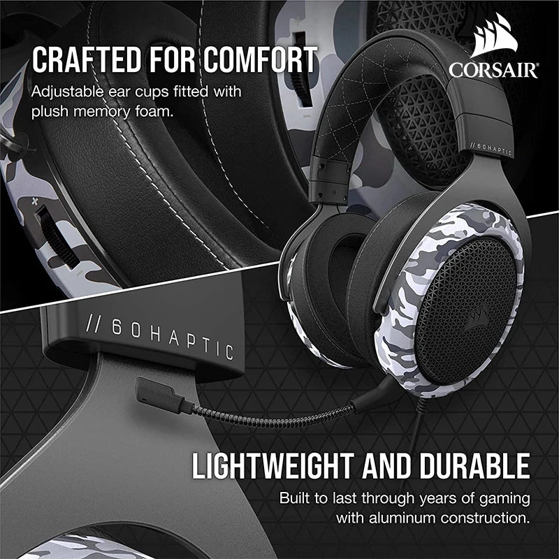 Corsair HS60 Haptic Stereo Gaming Headset with Haptic Bass