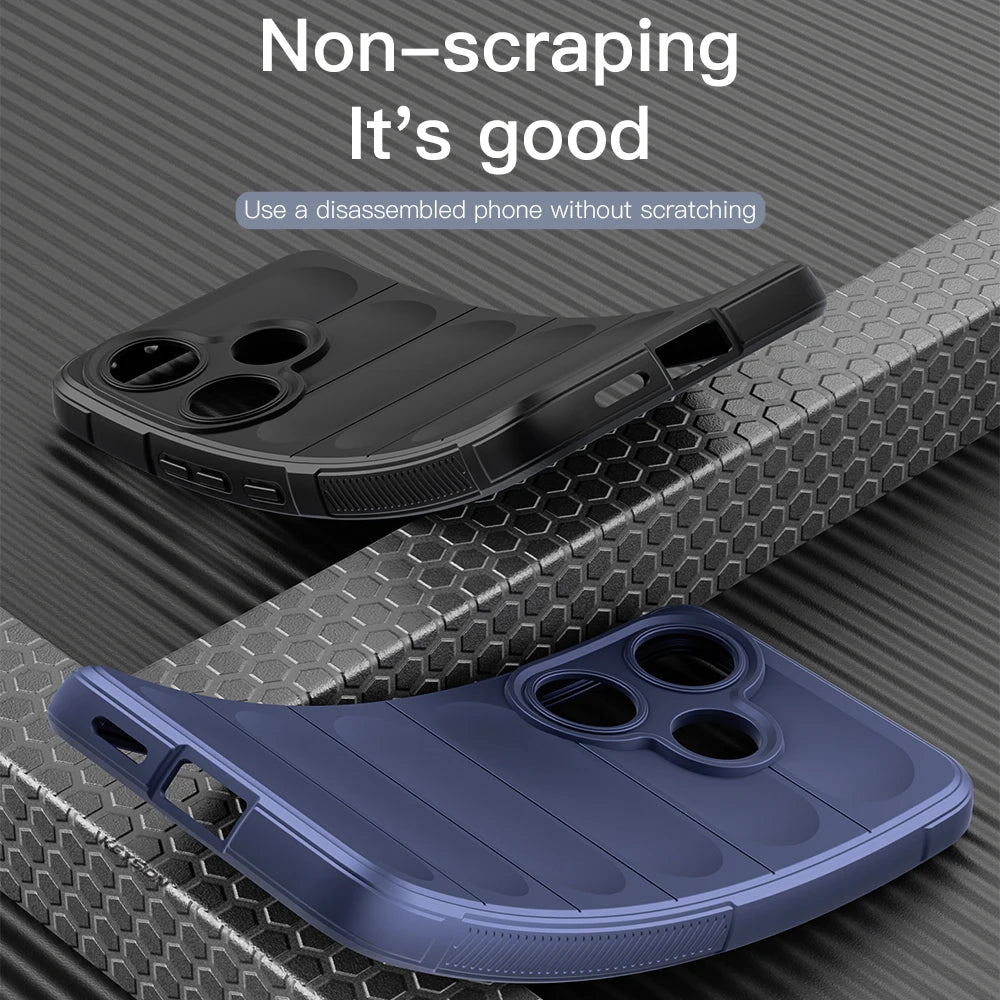 Shockproof Anti-skid Soft Silicone Case for Xiaomi POCO F6 Series