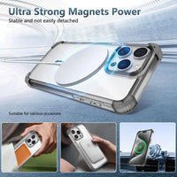 Transparent Magnetic Suction Case for iPhone 15 Series