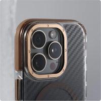 Carbon Fiber Pattern Shockproof MagSafe Bumper Case for iPhone 15 Series