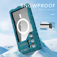 360° Full Waterproof Clear Protection Case for Samsung Galaxy S24 Series