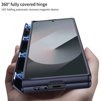 Samsung Galaxy Z Fold 6 Shockproof Magnetic Case with Hinge Stand